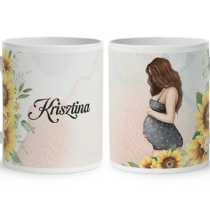 Kérd a neveddel - Nyári Kismama mintás bögre, Otthon & Életmód, Konyhafelszerelés, tálalás, Tálalás, Bögre & Csésze, , MESKA