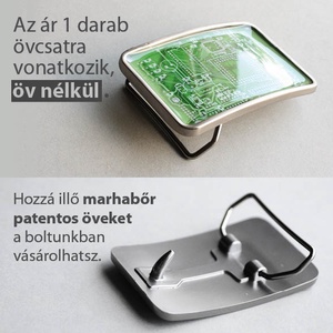 Piros híd övcsat - ruha & divat - öv & övcsat - övcsat - Meska.hu