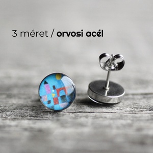 Klee nemesacél bedugós fülbevaló , Ékszer, Pötty fülbevaló, Fülbevaló, Ékszerkészítés, Mindenmás, MESKA