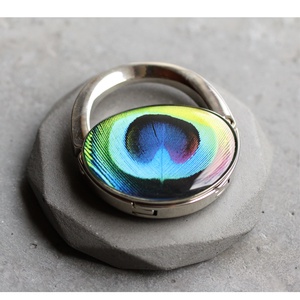 Pávatoll táskaakasztó, táskadísz - táska & tok - kulcstartó & táskadísz - táskaakasztó - Meska.hu