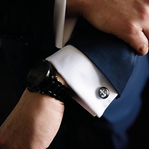 Amerikai zászló nemesacél mandzsettagombok - ékszer - mandzsettagomb - Meska.hu