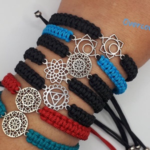 MANDALA/CSAKRA mintás  karkötő - ékszer - karkötő - charm karkötő - Meska.hu