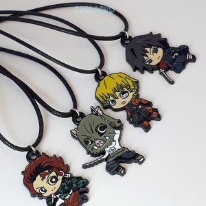 Demon Slayer nyaklánc - 4 fajta (1 db) - ékszer - nyaklánc - medálos nyaklánc - Meska.hu