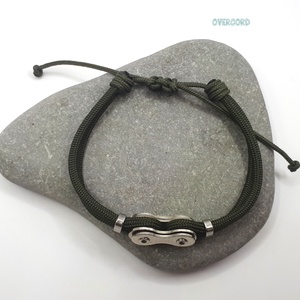 LÁNC - (állítható!) paracord karkötő - ékszer - karkötő - karperec - Meska.hu