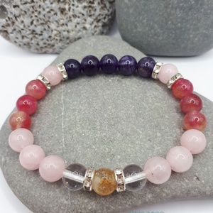 DETOX ásvány karkötő, Ékszer, Karkötő, Gyöngyös karkötő, Ékszerkészítés, MESKA