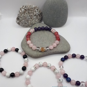 DETOX ásvány karkötő - ékszer - karkötő - gyöngyös karkötő - Meska.hu