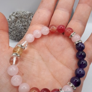 DETOX ásvány karkötő - ékszer - karkötő - gyöngyös karkötő - Meska.hu