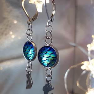 SELLŐ nemesacél fülbevaló - Meska.hu