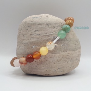 AUTUMN ásvány karkötő - ékszer - karkötő - gyöngyös karkötő - Meska.hu