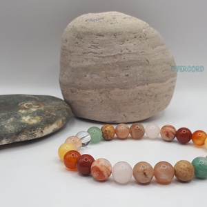 AUTUMN ásvány karkötő - ékszer - karkötő - gyöngyös karkötő - Meska.hu