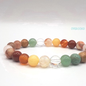 AUTUMN ásvány karkötő, Ékszer, Karkötő, Gyöngyös karkötő, Ékszerkészítés, MESKA