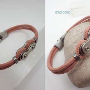 LÁNC (púder) paracord karkötő - ékszer - karkötő - karperec - Meska.hu