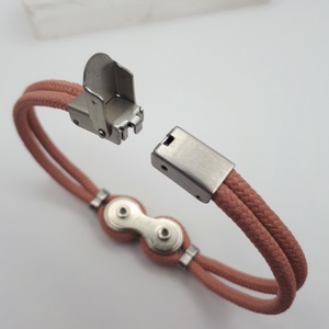 LÁNC (púder) paracord karkötő - ékszer - karkötő - karperec - Meska.hu