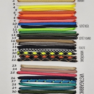 LÁNC - (piros-fekete) paracord karkötő - ékszer - karkötő - karperec - Meska.hu