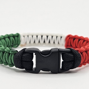 TRIKOLOR (magyar) paracord karkötő - ékszer - karkötő - fonott karkötő - Meska.hu