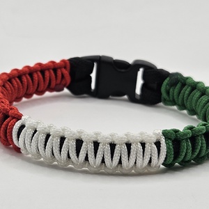 TRIKOLOR (magyar) paracord karkötő - ékszer - karkötő - fonott karkötő - Meska.hu
