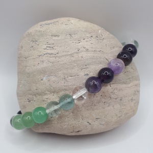 VÉDELEM ásvány karkötő - ékszer - karkötő - gyöngyös karkötő - Meska.hu