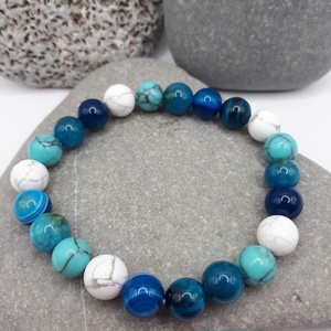 TENGER ásvány karkötő, Ékszer, Karkötő, Gyöngyös karkötő, Ékszerkészítés, MESKA