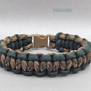 ZÖLD TEREP paracord karkötő - ékszer - karkötő - fonott karkötő - Meska.hu