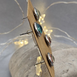 SPRING bedugós fülbevaló szett (2 pár) - ékszer - fülbevaló - pötty fülbevaló - Meska.hu