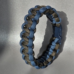 ACÉL és FA paracord karkötő - ékszer - karkötő - fonott karkötő - Meska.hu