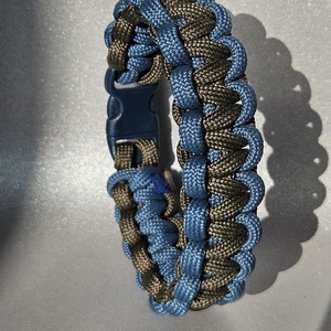 ACÉL és FA paracord karkötő, Ékszer, Karkötő, Fonott karkötő, Ékszerkészítés, Csomózás, MESKA