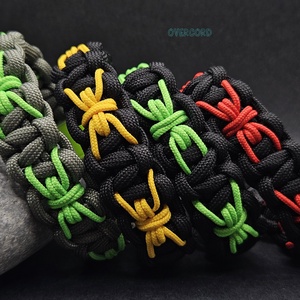 4 SPIDERS paracord karkötő - ékszer - karkötő - fonott karkötő - Meska.hu