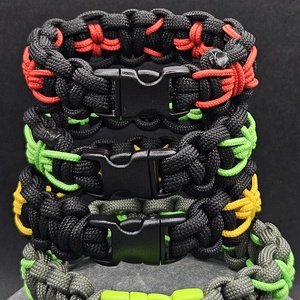 4 SPIDERS paracord karkötő - ékszer - karkötő - fonott karkötő - Meska.hu