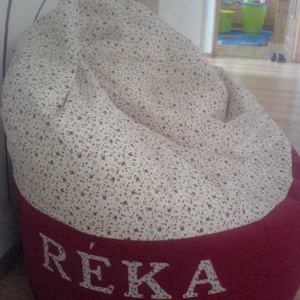 Névre szóló babzsákfotel ÓRIÁS méret/osztott -  - Meska.hu