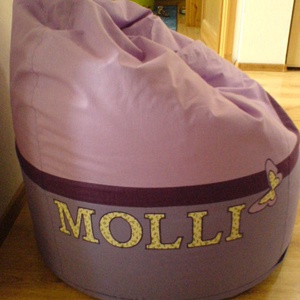 Névre szóló babzsákfotel ÓRIÁS méret/osztott -  - Meska.hu