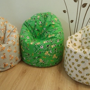 Zöld focis Gyerek babzsákfotel  -  - Meska.hu