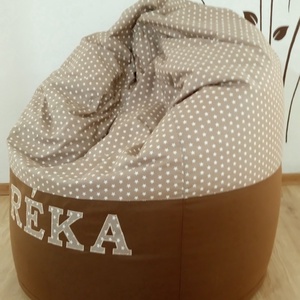 Névre szóló babzsákfotel Felnőtt méret/ osztott kivitel -  - Meska.hu