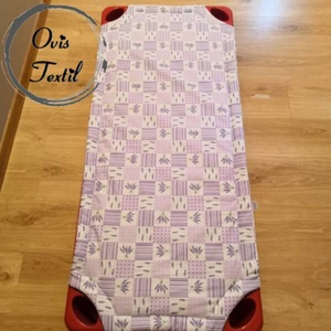 Bélelt lepedő - lila patchwork - játék & sport - ovis felszerelés - ovis lepedő - Meska.hu