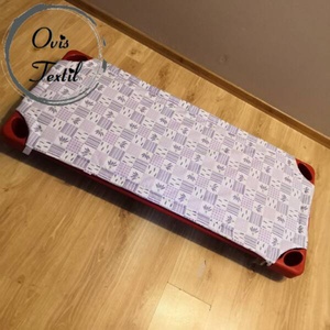 Bélelt lepedő - lila patchwork - játék & sport - ovis felszerelés - ovis lepedő - Meska.hu