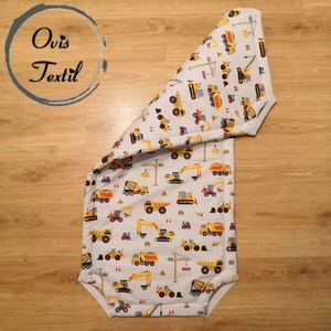 Bélelt lepedő - sárga munkagépes - játék & sport - ovis felszerelés - ovis lepedő - Meska.hu