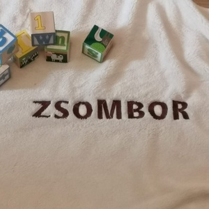 Névvel hímzett Ovis pléd/takaró - Wellsoft (Cosy Fleece) - Meska.hu