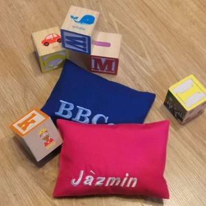 Torna babzsák névvel, levehető huzattal  - Meska.hu