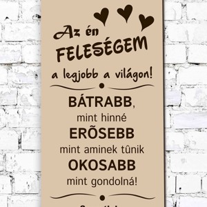 GRAVÍROZOTT Ajándék tábla, Otthon & Életmód, Dekoráció, Kép & Falikép, Táblakép, , MESKA