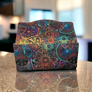 Mandala mintás nagyméretű pénztárca  - táska & tok - pénztárca & más tok - pénztárca - női pénztárca - Meska.hu