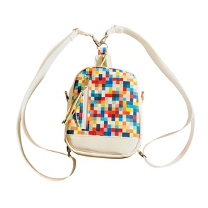 4 funkciós variálható színes kockás mintával - táska & tok - variálható táska - Meska.hu