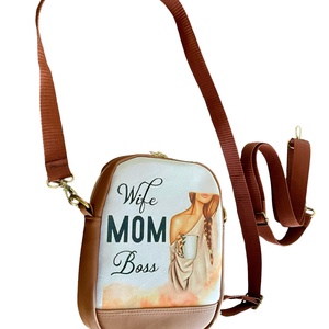 4 funkciós variálható táska MOM felirattal  - táska & tok - variálható táska - Meska.hu