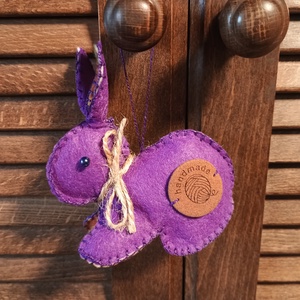 Őszi nyúl, tök mintás - Meska.hu