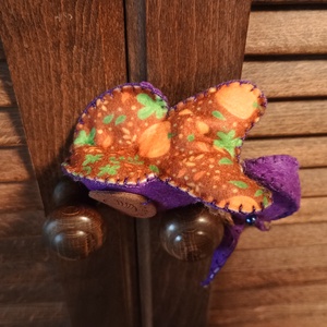 Őszi nyúl, tök mintás - otthon & életmód - dekoráció - dísztárgy - Meska.hu