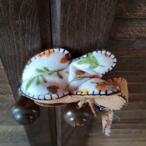 Őszi nyúl levelekkel - otthon & életmód - dekoráció - fali és függő dekoráció - függődísz - Meska.hu