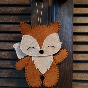 Akasztható rókás dísz - otthon & életmód - dekoráció - fali és függő dekoráció - függődísz - Meska.hu