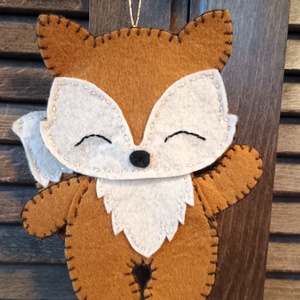 Akasztható rókás dísz, Otthon & Életmód, Dekoráció, Fali és függő dekoráció, Függődísz, Varrás, MESKA