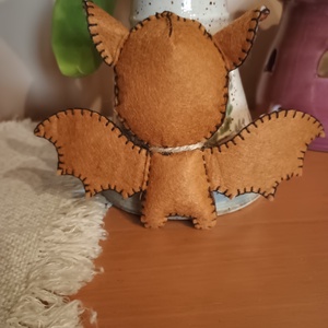 Cuki filc denevér kabala (barna, madár mintás) - otthon & életmód - dekoráció - dísztárgy - Meska.hu