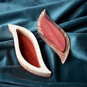 Levél alakú díszdoboz - kőris - otthon & életmód - dekoráció - asztal és polc dekoráció - díszdoboz - Meska.hu