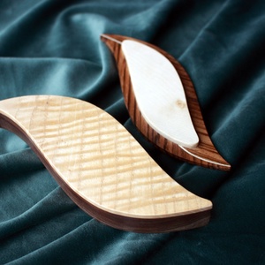 Levél alakú díszdoboz  - dió - otthon & életmód - dekoráció - asztal és polc dekoráció - díszdoboz - Meska.hu