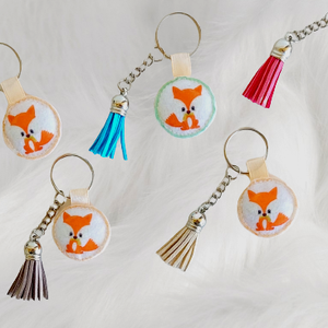 Rókás kulcstartó  - táska & tok - kulcstartó & táskadísz - kulcstartó - Meska.hu